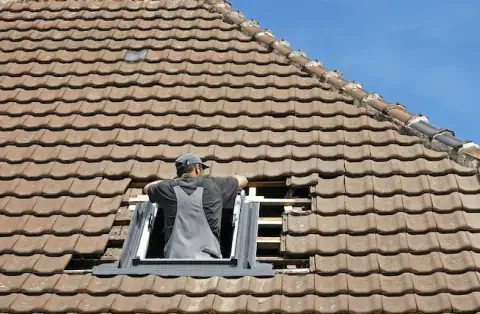 Pose de velux - Genouilly